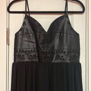 Mixed Media Midi Dress